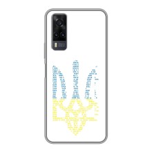 Чехлы для ViVO Y31  Укр. Символика (AlphaPrint) (Герб из букв)