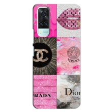 Чехол (Dior, Prada, YSL, Chanel) для ViVO Y31 (Модница)