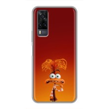 Чехол Головоломка для ViVO Y31 - (AlphaPrint) (Тревожность)