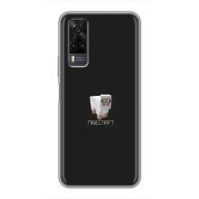 Чехол Майнкрафт на ViVO Y31 (AlphaPrint) Minecraft (Овечка Майнкрафт)