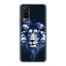 Чехол со Львом для ViVO Y31 (VPrint) (Синий Лев)