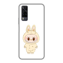 Чехол с принтом Лабубу для ViVO Y31 – Бежевый Лабубу