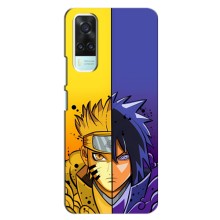 Купить Чохли на телефон з принтом Anime для Віво Y31 – Naruto Vs Sasuke