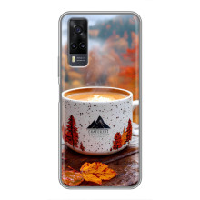Чохол з унікальним дизайном 'Осінь з кавою' для ViVO Y31 – Кава на природі