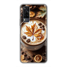 Чохол з унікальним дизайном 'Осінь з кавою' для ViVO Y31 – Пряна кава