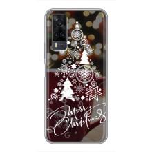 Різдвяні Чохли для ViVO Y31 (VPrint) (Ялинка яскрава)