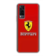 Силіконовий бампер з картинкою машини на ViVO Y31 – Ferrari Logo