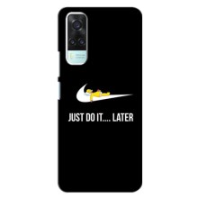Силиконовый Чехол на ViVO Y31 с картинкой Nike – Later