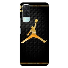 Силиконовый Чехол Nike Air Jordan на Виво Y31 (Джордан 23)