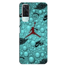 Силиконовый Чехол Nike Air Jordan на Виво Y31 (Джордан Найк)