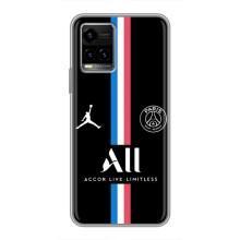 Чехлы PSG для Vivo Y33s (AlphaPrint) (футболка ПСЖ)