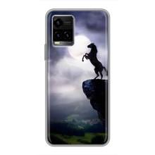 Чохли з зображенням різних тварин на Vivo Y33s (Кінь)