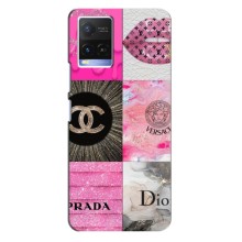 Чехол (Dior, Prada, YSL, Chanel) для Vivo Y33s – Модница