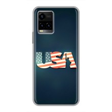 Чехол Флаг USA для Vivo Y33s – USA