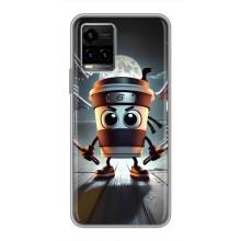 Чохол з мемом Тралалело тралала на Vivo Y33s – Капучіно асасіно