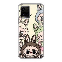 Чехол с Лабубу на Vivo Y33s – Коллаж Лабубу