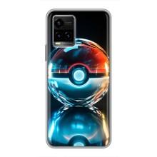 Чехол с Пикачу на Vivo Y33s – Мяч Пикачу