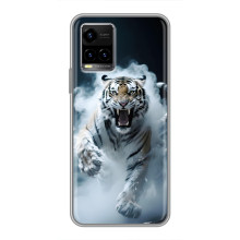 Чехол с картинкой «Хищники» для Vivo Y33s – Тигр