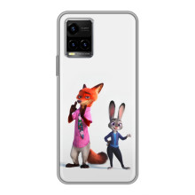 Силіконовий чохол з принтом Зоотрополіс для Vivo Y33s – Джуді і Нік