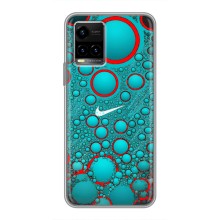 Силиконовый Чехол на Vivo Y33s с картинкой Nike – Найк зеленый