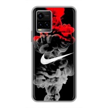 Силиконовый Чехол на Vivo Y33s с картинкой Nike – Nike дым