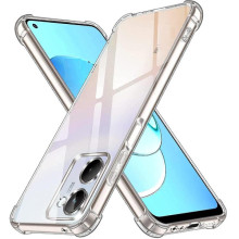 TPU чохол GETMAN Ease logo посилені кути Full Camera для Vivo Y36 – Прозорий