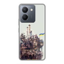 Чехлы на военную тематику для VIVO Y36 (Азовсталь)