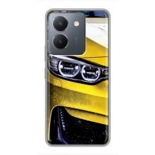Чехлы с Машинами на Виво У36 (VPrint) (Желтая машина)