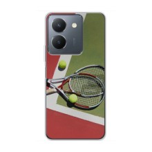 Чехлы с принтом Спортивная тематика для VIVO Y36 – Ракетки теннис