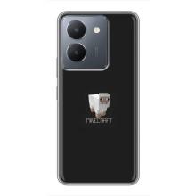 Чехол Майнкрафт на VIVO Y36 (AlphaPrint) Minecraft (Овечка Майнкрафт)