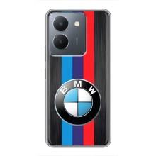 Чехол для Виво У36 - с принтом БМВ (AlphaPrint) (Лого BMW)