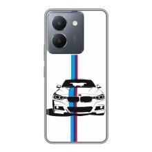 Чехол для Виво У36 - с принтом БМВ (AlphaPrint) (Машина БМВ)
