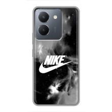 Чехол для VIVO Y36 - с принтом Найк (AlphaPrint) (Лого Найк)