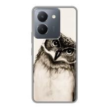 Чехол с птицами на VIVO Y36 (VPrint) (Сова)