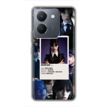Чохли Венсдей на VIVO Y36 Уенсдей (AlphaPrint) (колаж Венздей)