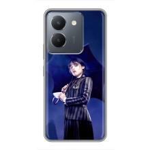 Чохли Венсдей на VIVO Y36 Уенсдей (AlphaPrint) (Венздей з парасолькою)