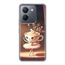 Чехол с мемом Тралалело тралала на VIVO Y36 – Балерина капучина