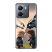 Чехол как приручить дракона на VIVO Y36 – Гикавка и Астрид