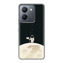 Космические Чехлы для Виво У36 (VPrint) (На луне)