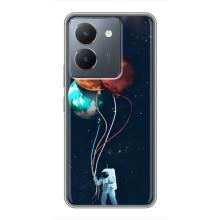 Космические Чехлы для Виво У36 (VPrint) (Планеты шарики)