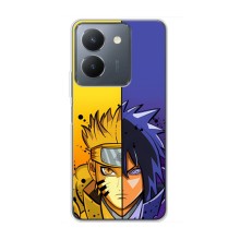 Купить Чехлы на телефон с принтом Anime для Виво Y36 – Naruto Vs Sasuke