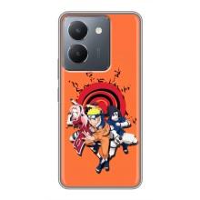 Naruto Anime Чехлы для Виво У36 (AlphaPrint) – команда Наруто