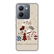 Різдвяні Чохли для VIVO Y36 (VPrint) (Merry Christmas)