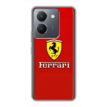 Силіконовий бампер з картинкою машини на VIVO Y36 – Ferrari Logo