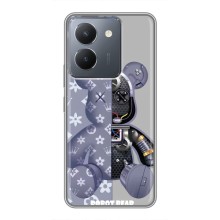 Силиконовый чехол для VIVO Y36 (Медведь Louis Vuitton)