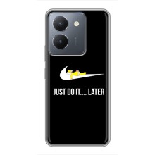 Силиконовый Чехол на VIVO Y36 с картинкой Nike – Later