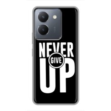 Силиконовый Чехол на VIVO Y36 с картинкой Nike – Never Give UP