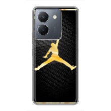 Силиконовый Чехол Nike Air Jordan на Виво Y36 (Джордан 23)