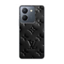Текстурный Чехол Louis Vuitton для Виво Y36 – Черный ЛВ
