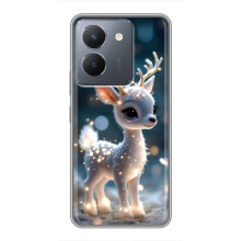 Яскравий чохол для VIVO Y36 з Зимові Оленята – Блискуче оленятко